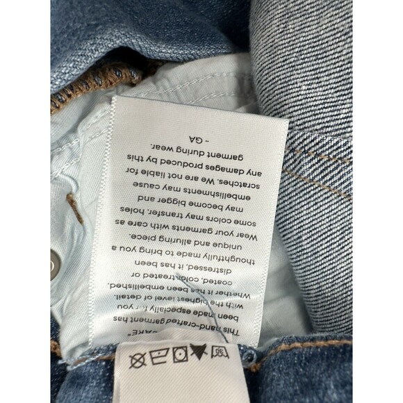 Good American Good Classic flare  CutJeans Size 15  light wash  wide‎ leg boot - Picture 13 of 14